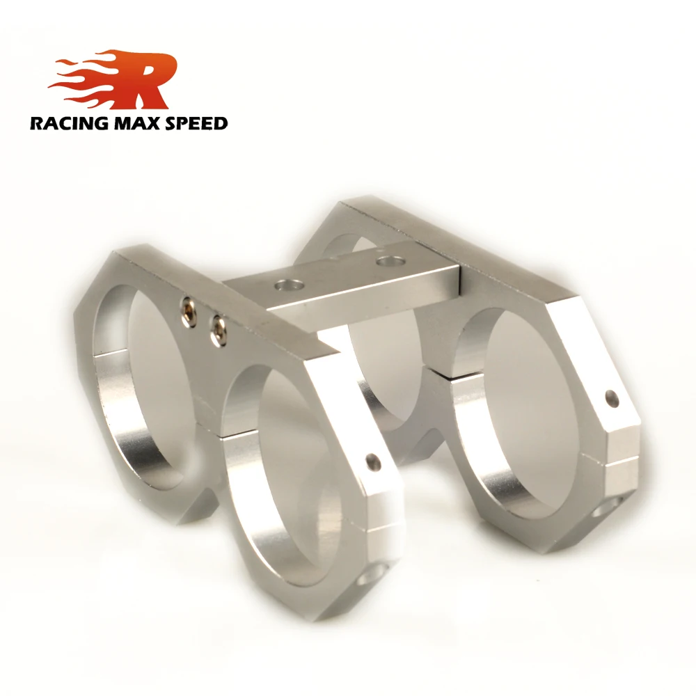 

Dual Double 044 Fuel Pump Mounting Bracket Clamp cradle In-line FPB-02
