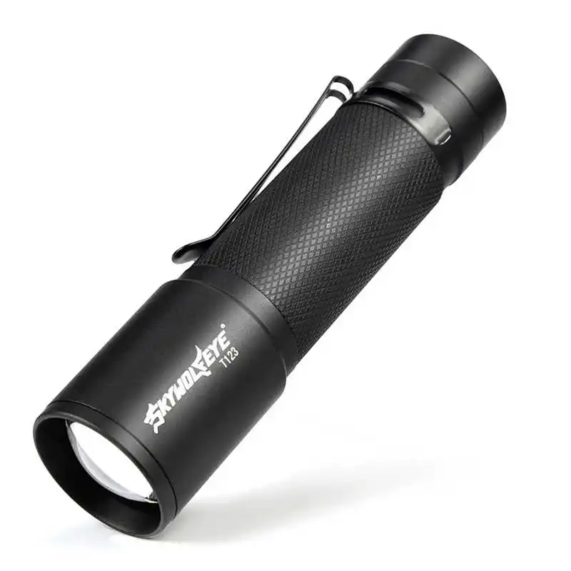 XM-L T6 Zoomable Tactical 18650 Flashlight Military Zoom Torch Lamp  led flashlight 18650 powerful led flashlight #4A30 (3)