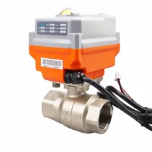 2 Way 1/" 24VAC/DC 110-230VAC 0-10 V/4-20ma Управление пропорциональной Объединенной моторизованный электрический шаровой кран