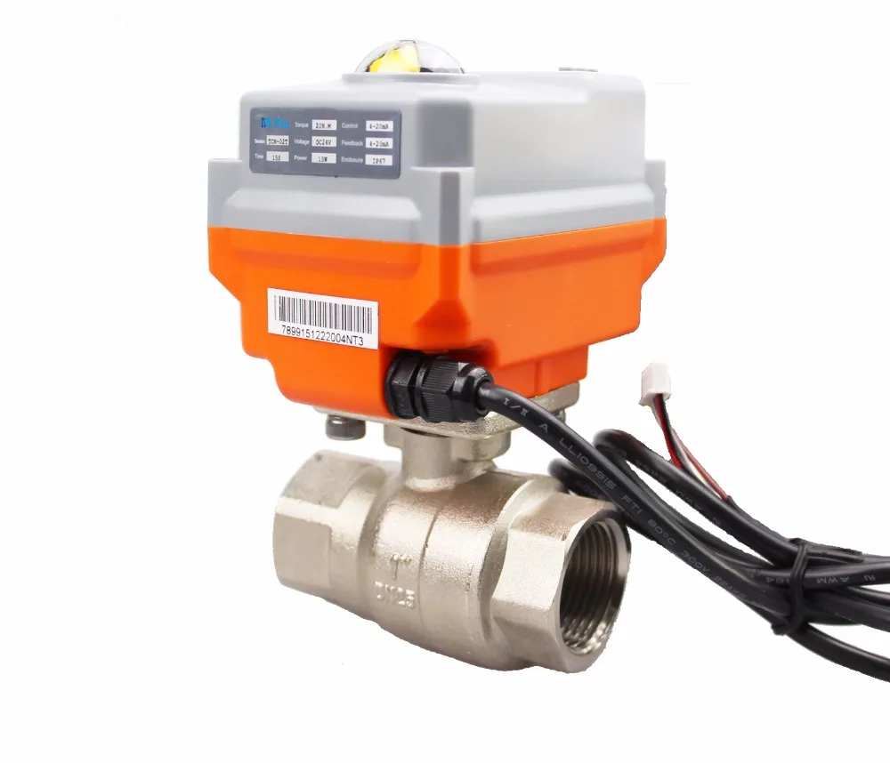 2 Way 1/2" 24VAC/DC 110 230VAC 0 10V/4 20ma Control Proportional