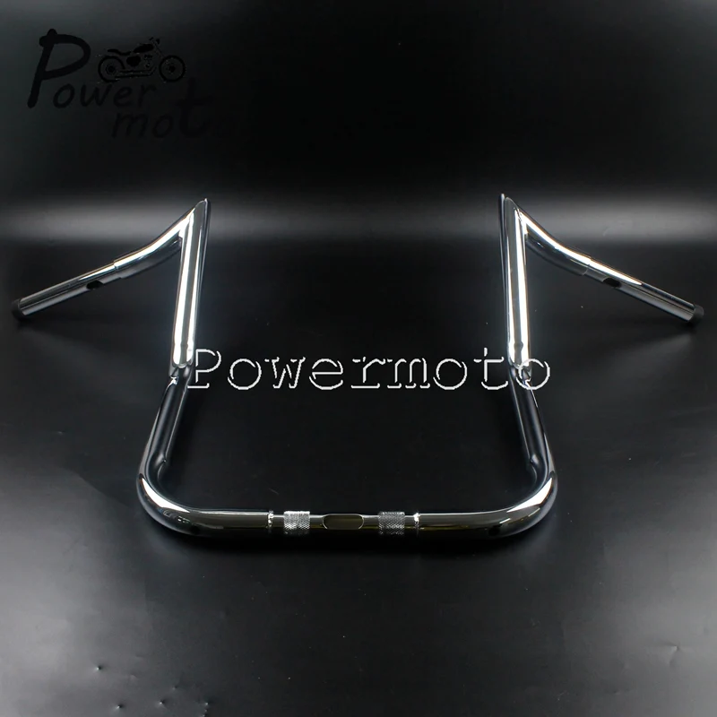 16 &quotRise Chrome Ape вешалка летучая мышь обтекатель 1 1/4&quot руль для 192 up Harley Touring Dressers Baggers