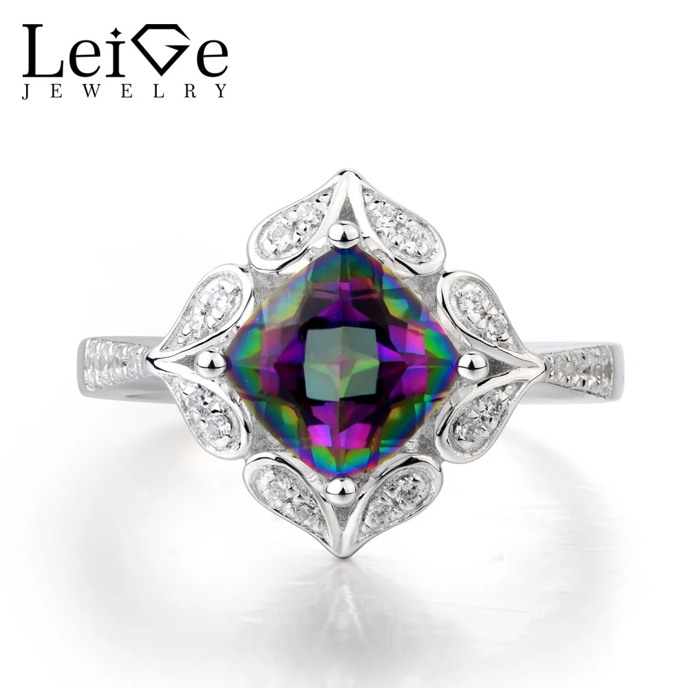 Украшения leige кольцо с мистическим топазом огненный Радужный Топаз Кольцо Твердое Серебро 925 пробы подарки для нее ювелирные изделия Подушк... Украшения leige кольцо с мистическим топазом огненный Радужный Топаз Кольцо Твердое Серебро 925 пробы подарки для нее ювелирные изделия Подушк...