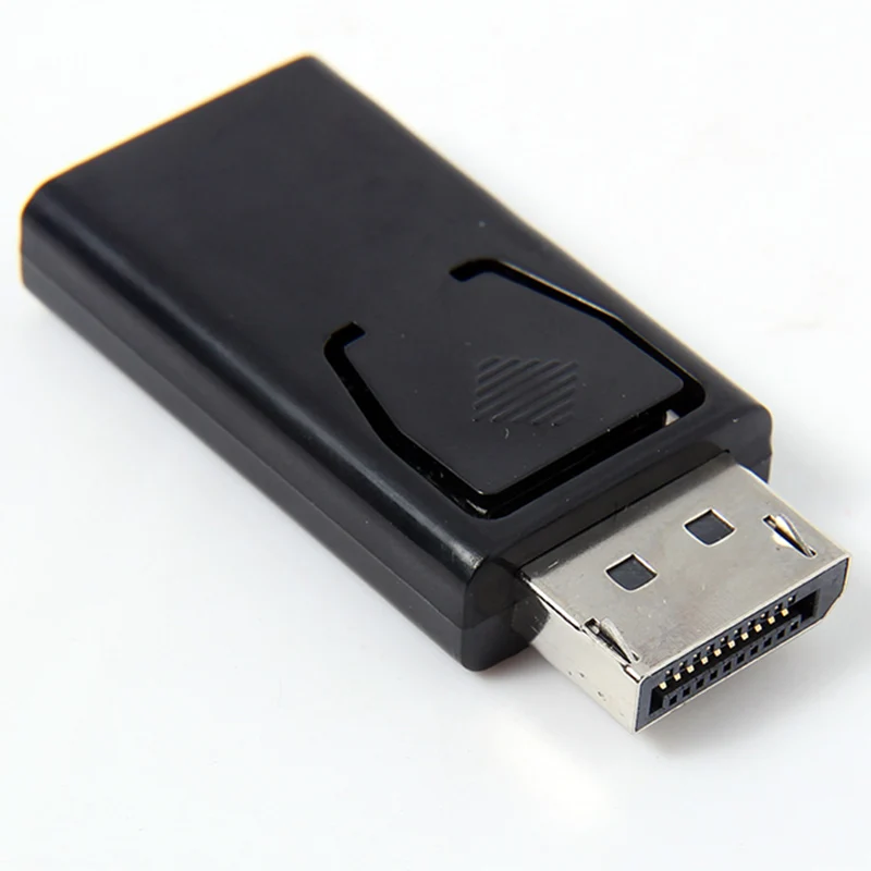 1pc 1080p Display Port DP Male To HDMI Female Adapter Black High Quality Dp To Hdmi Converter For HDTV PC DS