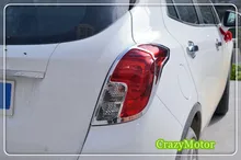 Para Vauxhall Opel Mokka 2013 2014 2015 2016 2017 Tail Chrome Rear Light Lamp Bisel Guarnición Surround Trim car styling