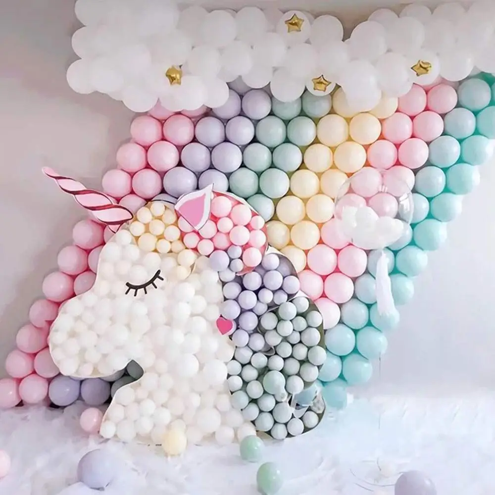 

100pc/lot 5/10 inch Macaron Latex Helium Balloons Wedding Kids Happy Birthday Baloon Globos Baby Shower Girl Party Decoration