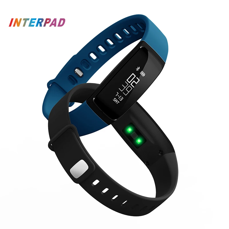 Interpad V7 Smart Band Blood Pressure Watch Smart Bracelet Wristband Heart Rate Monitor Smartband Fitness For