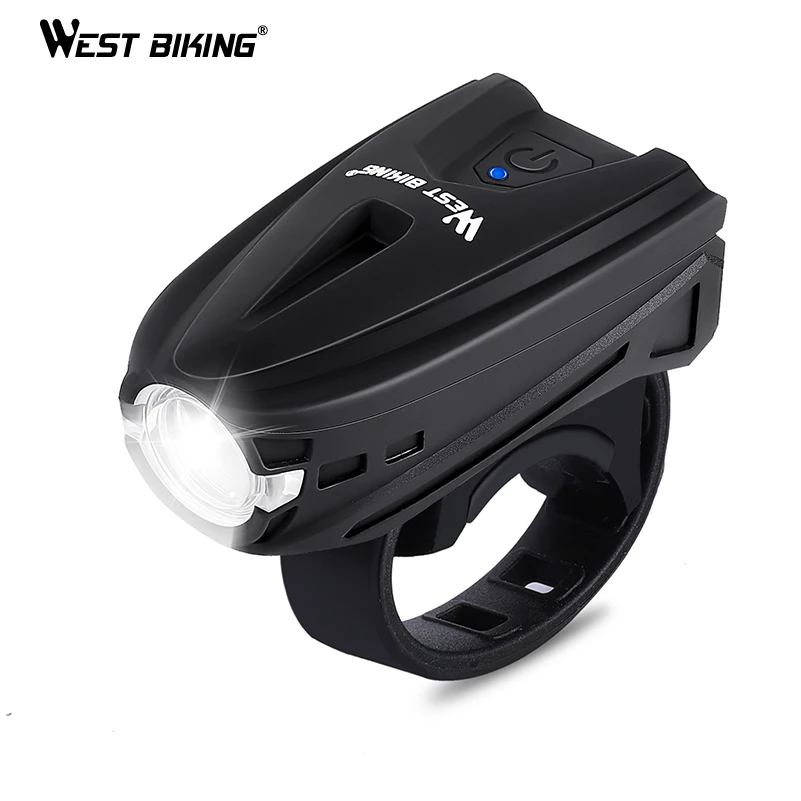 

WEST BIKING Touch Key 250 Lumens Bike Light USB Charging Flashlight Cycling Front Light Road MTB Bicke Accessories Bicycle Light