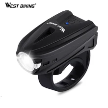 WEST BIKING Touch Key 250 Lumens Bike Light USB Charging Flashlight Cycling Front Light Road MTB Bicke Accessories Bicycle Light west biking waterproof bike helmet light usb rechargeable bicycle handlebar lights safety road bike mountain cycling front light