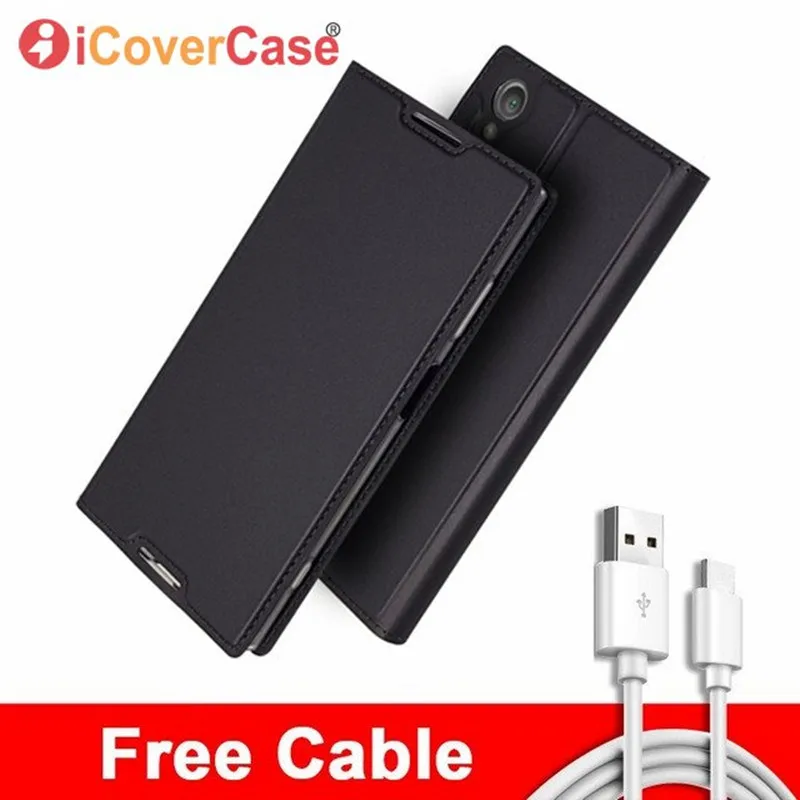 

Wallet Case For Sony Xperia XA1 Plus Flip Phone Cover For Coque Sony XA1 Plus Ultra Elegant Leather Card Hoesje Etui Free Cable