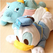 Dumbo cartoon Donald’s car with a tissue box of Kleenex cover/paper towel tube birthday girl