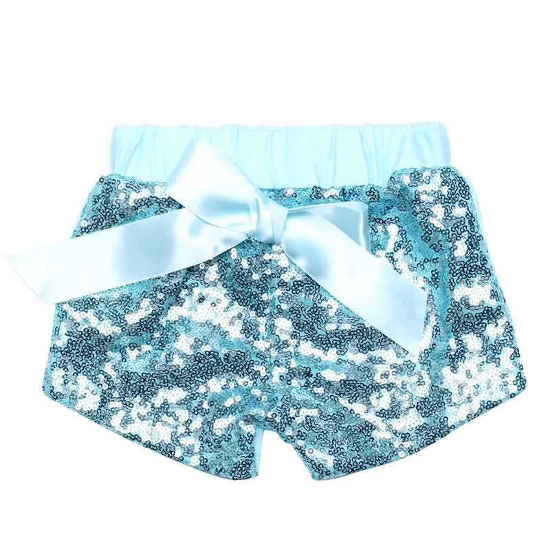 Sparkly Shorts Infant Toddler Baby Kids Girl Bow Sequins Shorts