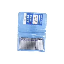 1 мешок серии BR шаровая круглая Стоматологическая Алмазная дрель стоматологические боры Dia-Burs для высокоскоростных BR-40 или BR 45