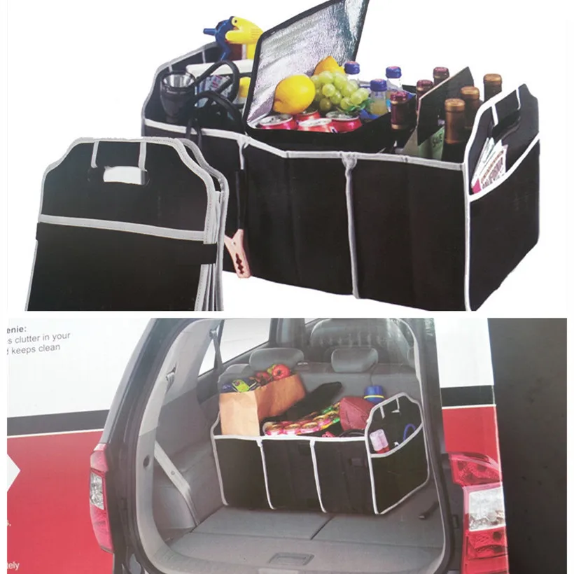 

LARATH Car Multi-Pocket Organizer Large Capacity Folding Storage Bag Trunk Stowing and Tidying