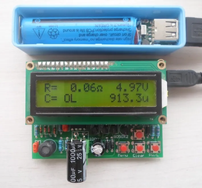 2018 ESR V2.0 METER Тестер транзистор digital LCR Meter diy kits|Интегральные схемы| |