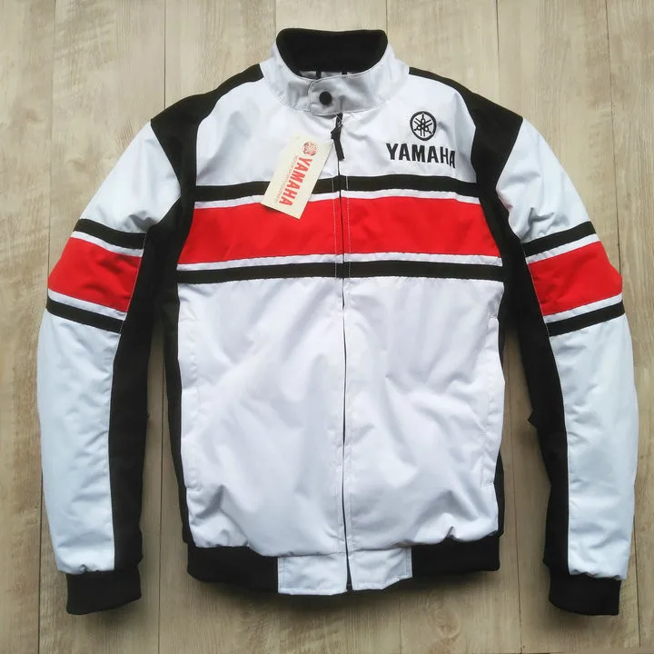 

White Motorcycle Jackets For YAMAHA Jacket Racing Team Winter Off-Road