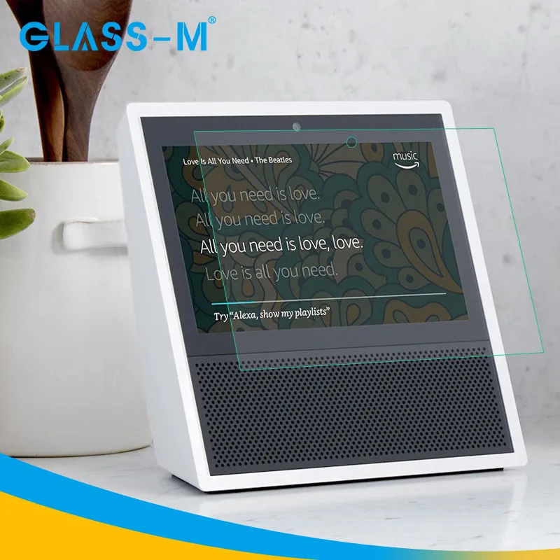 HD High 2.5D Tempered Glass for Amazon Echo Show Invisible