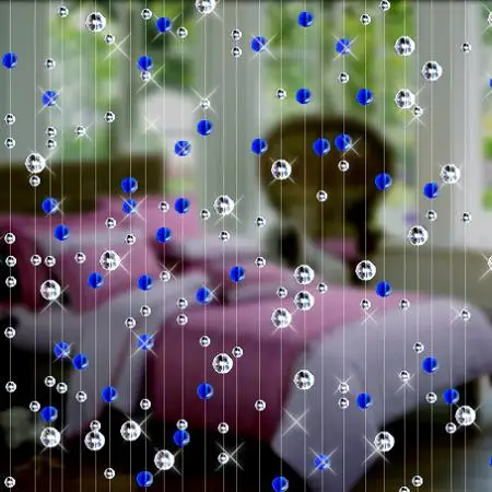 Fashion Crystal glass bead Curtain Indoor Home Decoration Luxury Wedding backdrop Decoration supplies decor curtains string curtain