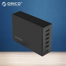 ORICO TSL-6U Type-C QC2.0 Быстрое Зарядное Устройство 6-портовый 5V2. 4A 9V2A 12V1. 5A Зарядное Устройство для Мобильного Телефона Apple Iphone 6 Plus Samsung