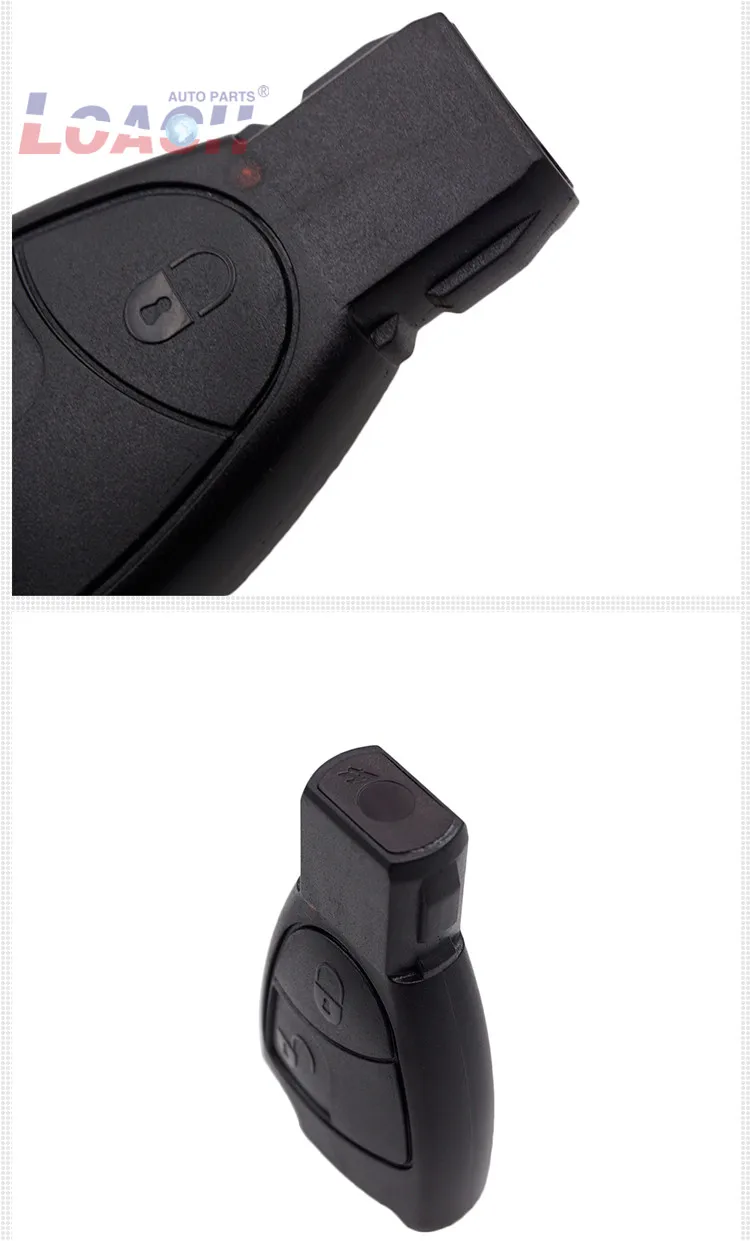 2/3/4 кнопки смарт-ключ чехол оболочка Fob чехол для Mercedes-Benz A B C E мл S CLK CL Вито 639 смарт-ключ с логотипом