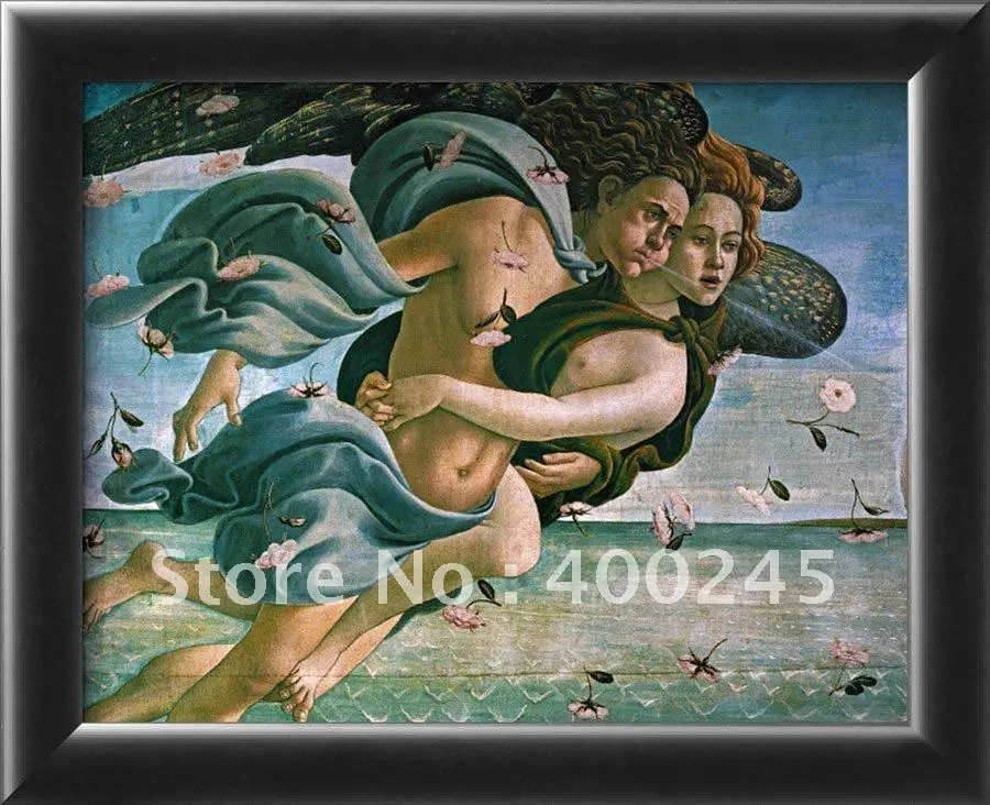 Высококачественная картина маслом с ручной работы современное искусство Рождение Венеры детальная мифологическая пара Sandro Botticelli репродукция