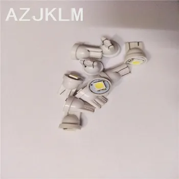 

10x Best White 6K 6000K T10 Wedge LED Light 1-SMD 5050 Car Tail Side Park Lisence Plate Lamp Blub 12V Play&Plug 194 168 2825 W5W