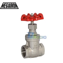 MEGAIRON " DN25 нержавеющая сталь SS316 резьба Женский задвижка CF8M сверхмощный Макс 200Psi