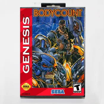 

Body Count 16 bit MD Game Card With Retail Box For Sega Megadrive/Genesis