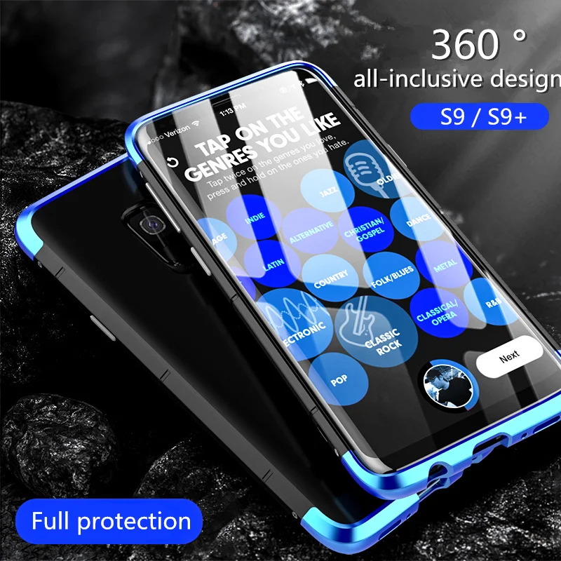 

For Samsung Galaxy S9 Case Luxury BOBYT 3in1 Shockproof Aluminum Metal + PC Slim Bumper Case For Samsung Galaxy S9 Plus Cover