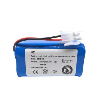 

14.8V 2800mAh robot Vacuum Cleaner Battery Pack replacement for chuwi ilife v7 V7S Pro Robotic Sweeper 1PCS dropshipping hot