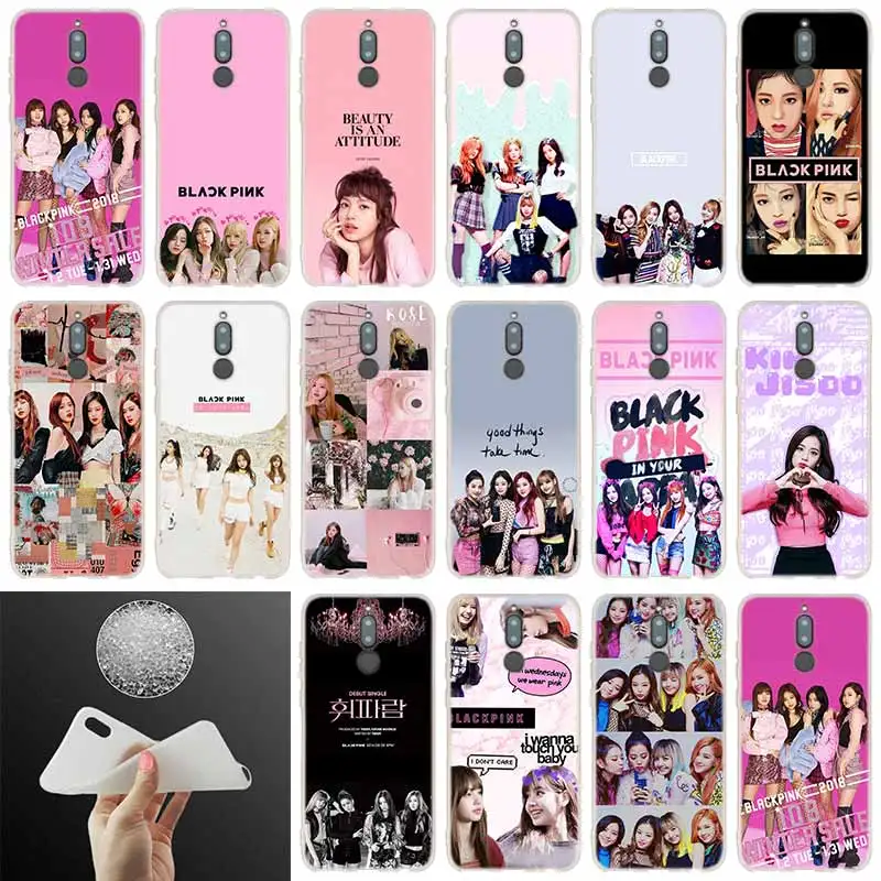 

soft silicone case BLACK PINK k-pop For Huawei Mate 20 10 Lite 20 pro s Nova 3 4 3i y9 y6 y5 y7 pro 2019 2018 2017 20X Cover