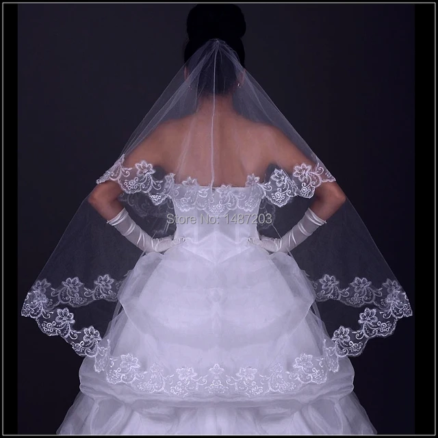 Lace Veil 2017 Wedding Meaning Ivory Cathedral With Lace Veil 2017 Wedding Meaning Ivory Cathedral With Crystals