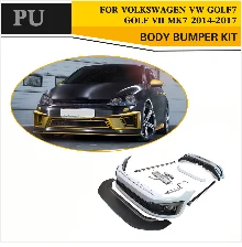 PU Неокрашенный фронт бампер обвесы для VW GOLF Mk7& GTI& R