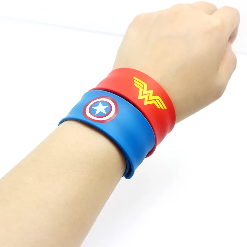 Резиновый супергерой СЛЭП браслет детский браслет для ребенка гибкая упаковка СЛЭП Enfant браслет Рождественский подарок на год