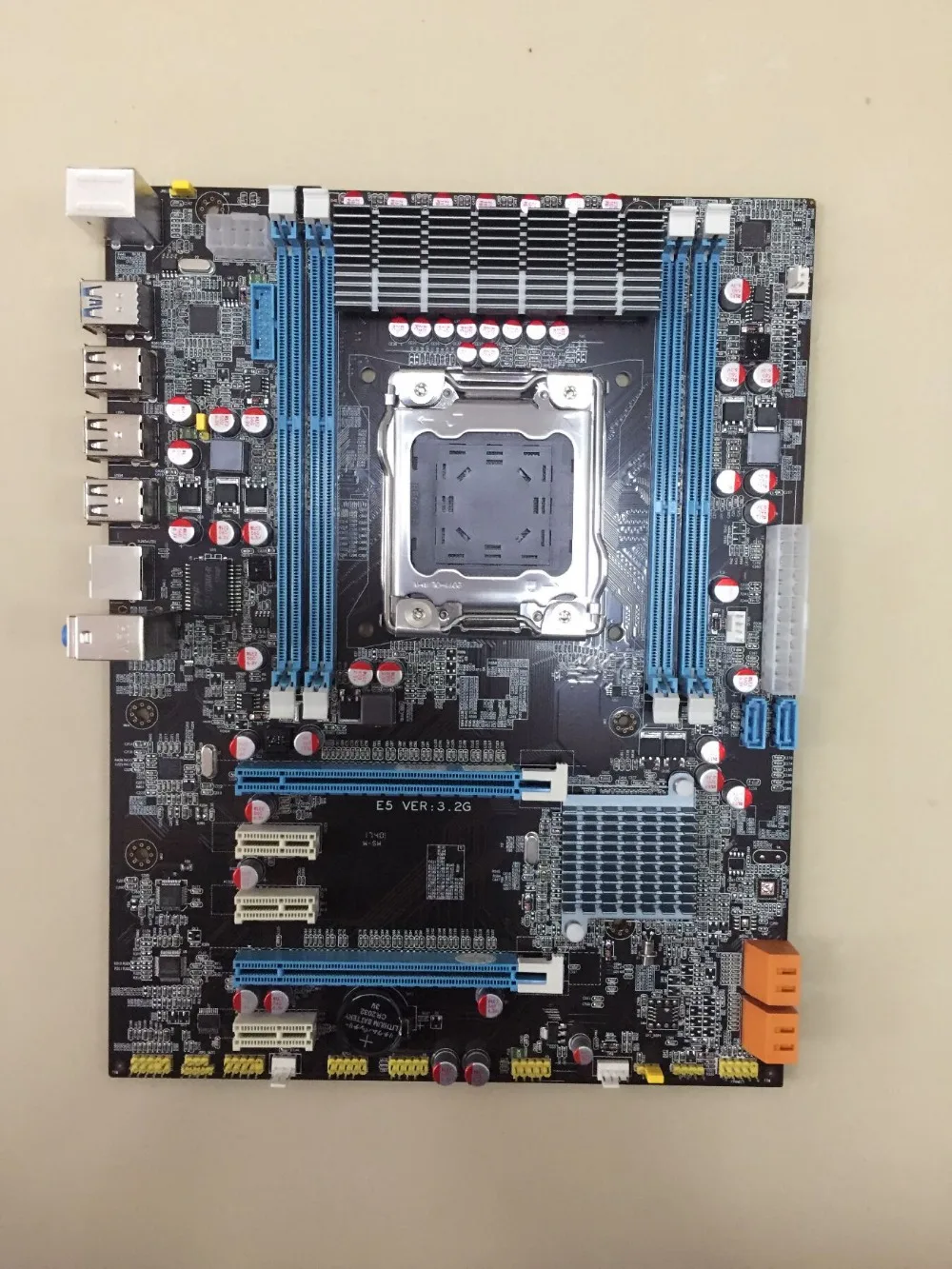 

100% OEM New X79 E5 3.2G Desktop Motherboard X79 LGA 2011 For I7 E5-V1 E5-V2 DDR3/ECC 64G 2*PCI-E SATA3 USB3.0 All-Solid ATX