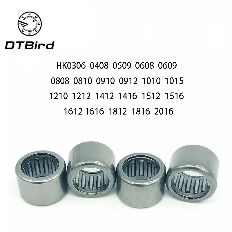 Игольчатый роликовый подшипник 10 шт. HK0306 04 05 06 08 09 12 14 15 16 18 20|bearing spherical|bearings storebearing