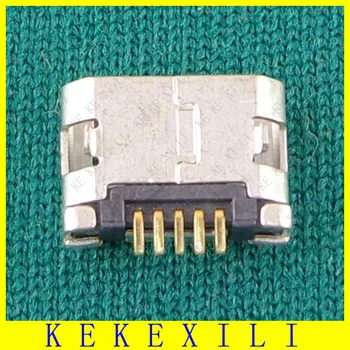 

Tablet PC MINI USB Jack 5P Mobile Phone Micro connector 5pin 2 DIP foot,Charging Port tail port,Long foot,with fixed foot 50X