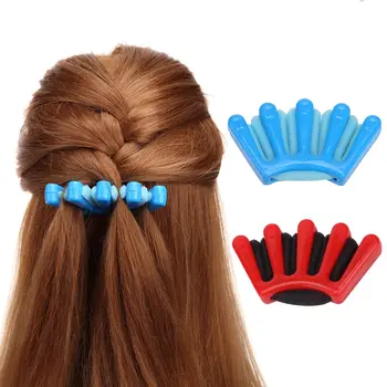 

Lady Girl's French Hair Braiding Tool Weave Sponge Plait Twist Hair Braider DIY Styling Tool Holdr Clip G0304