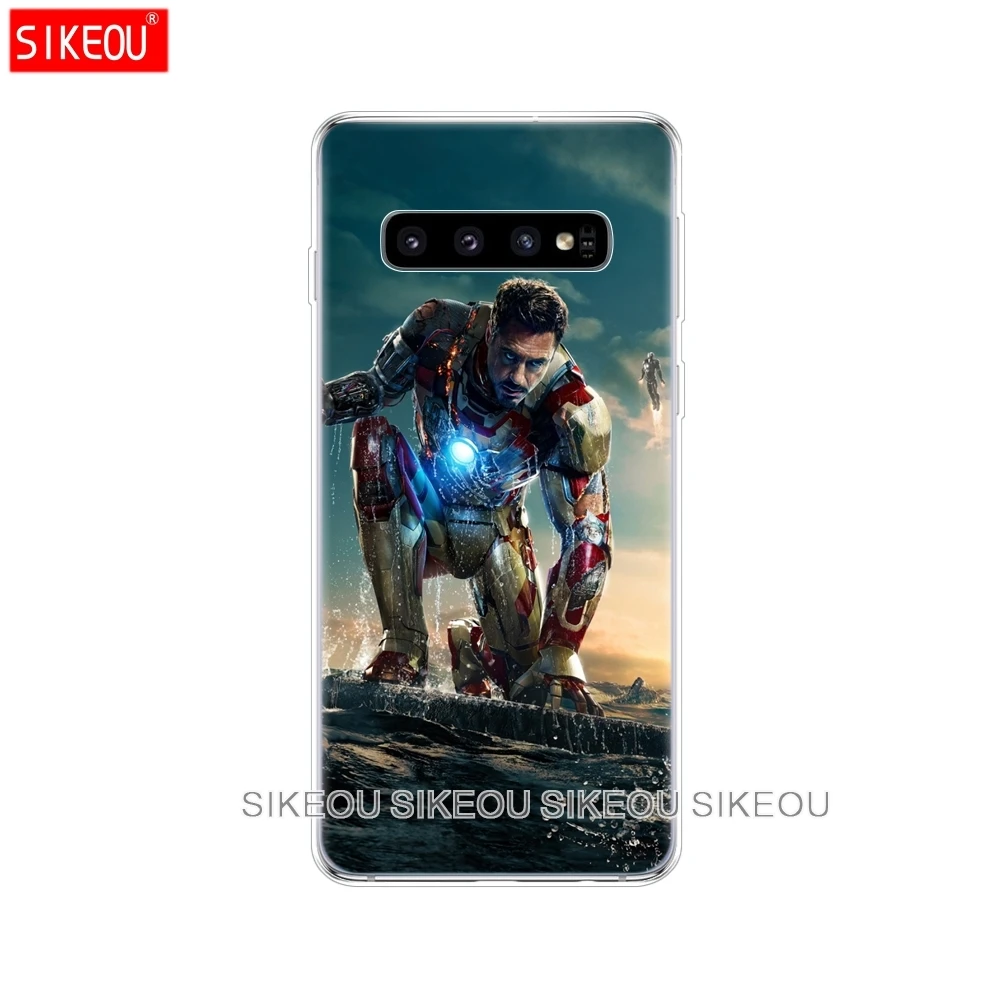 Чехол для samsung Galaxy S10 S9 S8 PLUS S7 S6 egde чехол Fundas coque бампер etui Marvel мстители супергерой Капитан Железный человек танос - Цвет: 10880