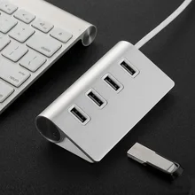 1 шт. высококачественный алюминиевый 4 порта USB 2,0 концентратор USB 3,1 type C Мужской Кабель-адаптер для iMac MacBook Air