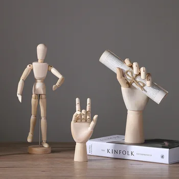 

wood puppets hand handicraft art ornaments for home decor craft figures figurines room decorations vintage soft decoration gifts