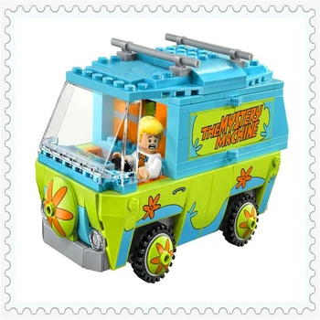 

305Pcs Scooby Doo Mystery Machine Bus Model Building Block Toys BELA 10430 DIY Figure Gift For Children Constuction Technic