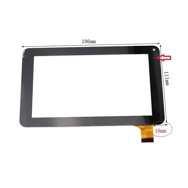 

Black New 7" Tablet CZY6411A01-FPC Touch screen digitizer panel replacement glass Sensor Free Shipping