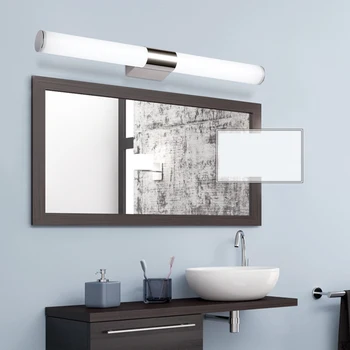 

LED Night Wall Lamp Bathroom Toilet Vanity Makeup Light Waterproof LED Lamp Party Supplies