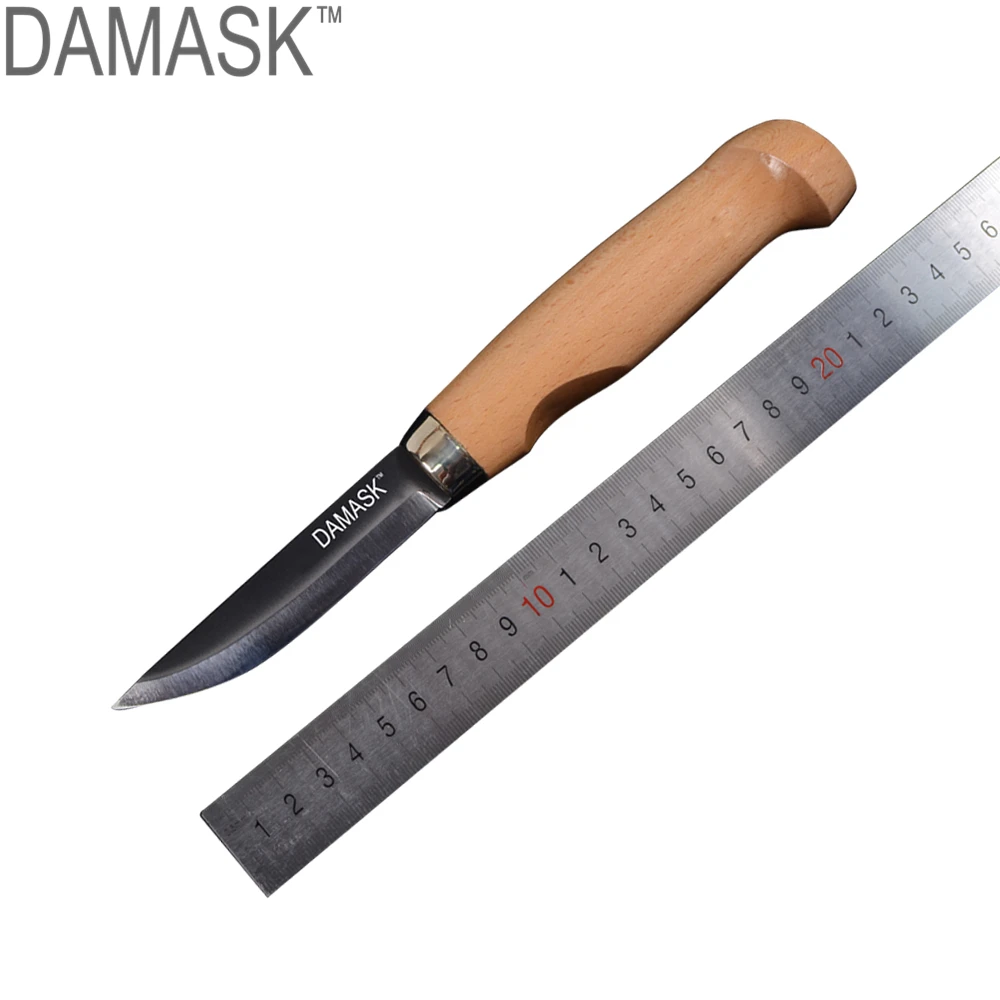 

DAMASK Tactical Fisherman Camping Hunting Practical Fixed Blade Knife Outdoor Survival Knife EDC Tactical Hand Tools With Sheath