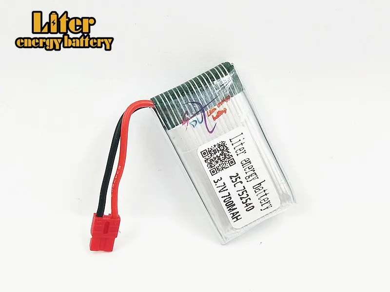 3,7 V 700 mAh 752540 25c Батарея для X5S X5SW x5hw x5hc X5UW Мультикоптер Дрон запасные части