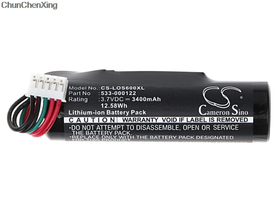 

Cameron Sino 3400mAh Battery 533-000122, T11715170SWU for Logitech UE ROLL, WS600, WS600BL, WS600VI