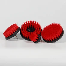 Красный 4 шт./компл. электрическая щетка электрическая насадка в виде щетки мощный жесткий очищающий Набор для очистки для ванной поверхности дропшиппинг