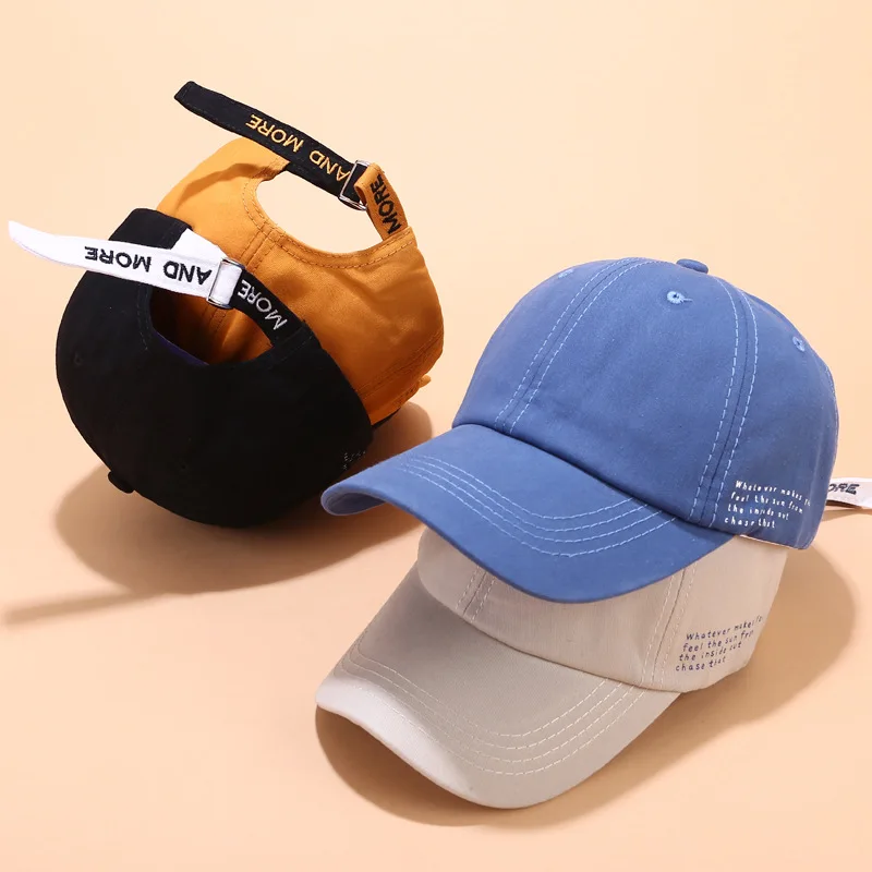 

2019 Men and women sun hat Baseball caps female summer visor Korean soft sister trend wild hat student couple cap male snapback