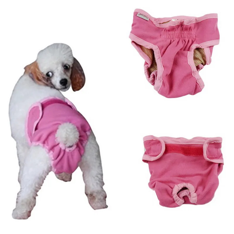 2016 Small Female Dog Pants Sanitary Underwear Cute Hygienic Pant Short
