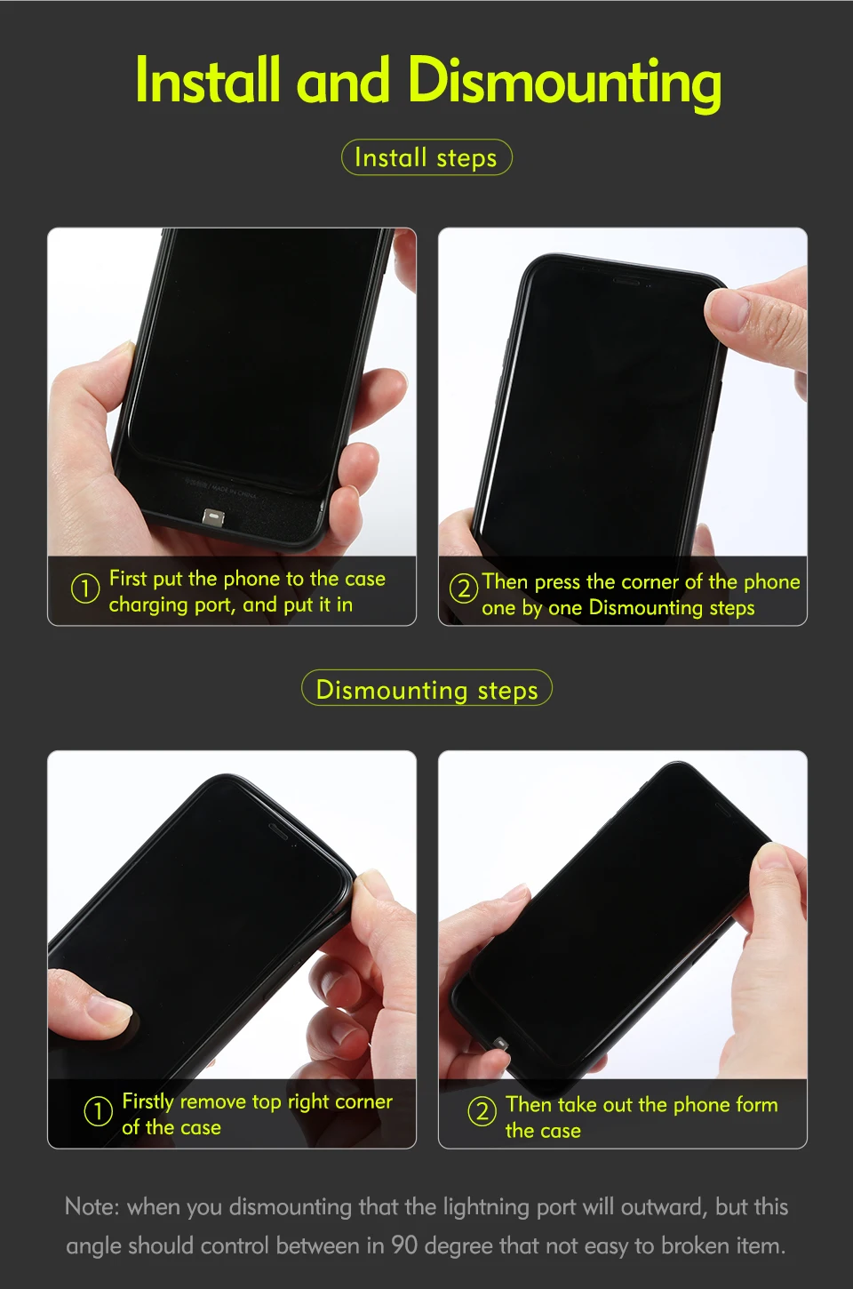 External Battery Pack + Magnetic Function For iPhone X Cover Wholesale Luxury Liquid Smart Blank Mobile Phone Case For iPhoneX (14)